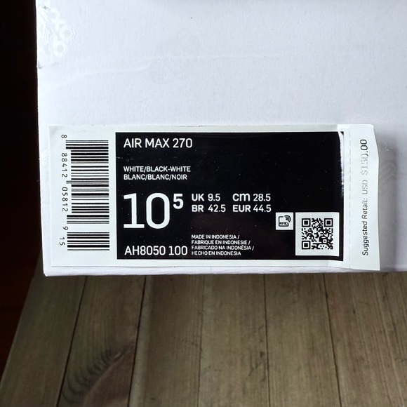 Nike Air Max 270 Running Shoes Men’s Size 10.5 - Picture 12 of 12